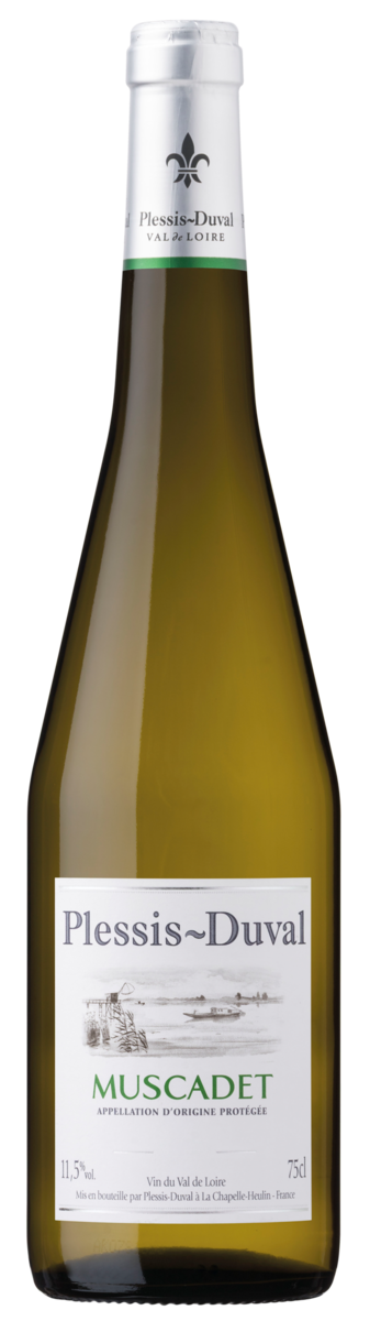 Bouteille de Muscadet Plessis-Duval AOP