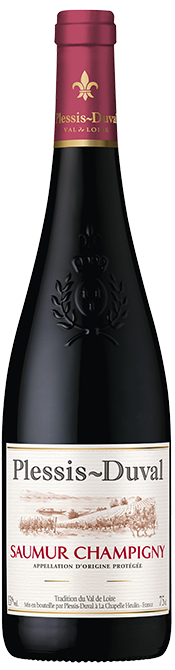 Bottle of Saumur Champigny Rouge Plessis-Duval
